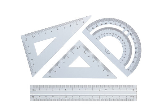 Geometry tools set transparent background for education