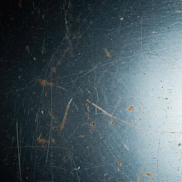 Abstract background featuring a weathered and highly reflective metal surface, possibly brushed aluminum or industrial grade steel plate ,structure ,design ,desktop