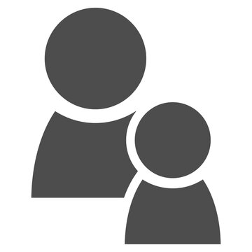 Multiple Users Profile Icon Silhouette representing Group Friends Teamwork Community and Social Network Vector Illustration