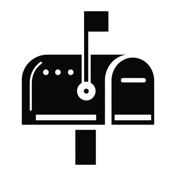 Outdoor Postbox with Incoming Envelope Mail