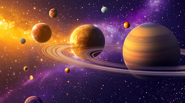 Colorful Cosmic Pathway Through the Universe