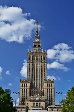 Kultur- und Wissenschaftspalast in Warschau, Polen