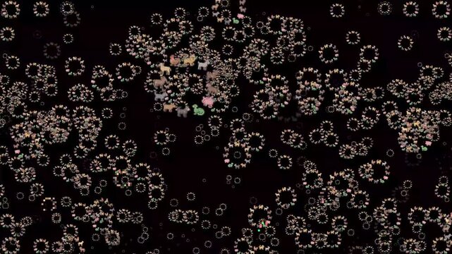 circle, ring, shape, loop, round, geometry, symbol, design, element, object, emoji, animation, motion graphics, black background, isolated, pixel art, retro, 8-bit, game asset, digital art