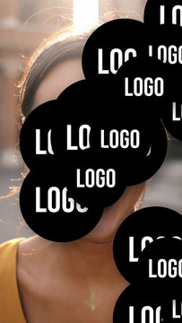 Premium Transitions Logo 2 Left VERTICAL &ndash; Creative Logo Reveals, Brand Wipes and Animated Identity Transition Effects for Promos, Openers, Reels, Stories and Social Media Videos