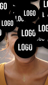 Premium Transitions Logo 2 Down VERTICAL &ndash; Creative Logo Reveals, Brand Wipes and Animated Identity Transition Effects for Promos, Openers, Reels, Stories and Social Media Videos