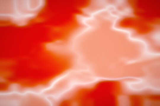 Abstract red and orange fluid shapes with white highlights