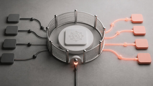 Inference Boundary Mesh Uses Matte Ceramic