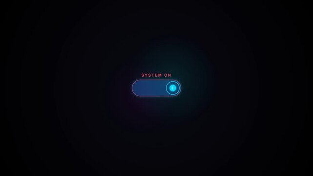 Switch On Off Toggle Button Motion Graphic