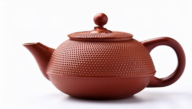 Japanese Teapot Isolated On White Background