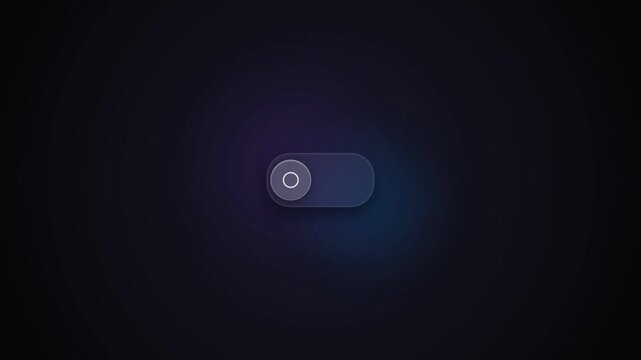 Switch On Off Toggle Button Motion Graphic