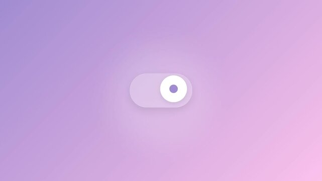 Switch On Off Toggle Button Motion Graphic