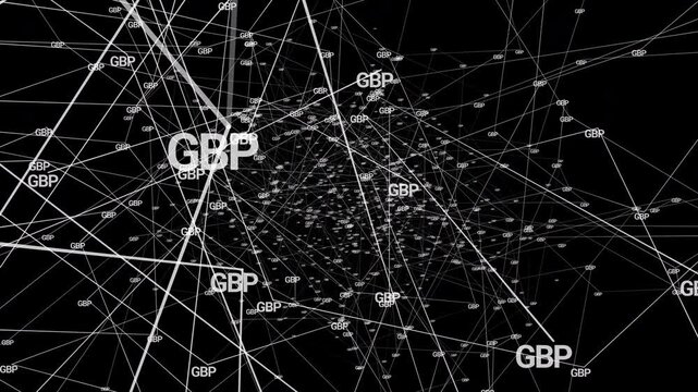 British Pound Sterling Symbol Animation for UK Finance