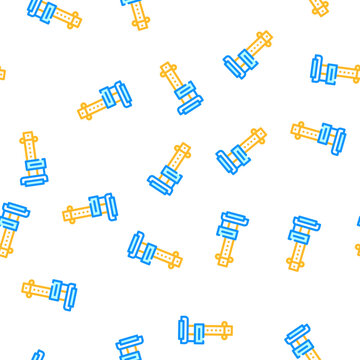 anthropometry tool vector seamless pattern anthropometry tool sign illustration