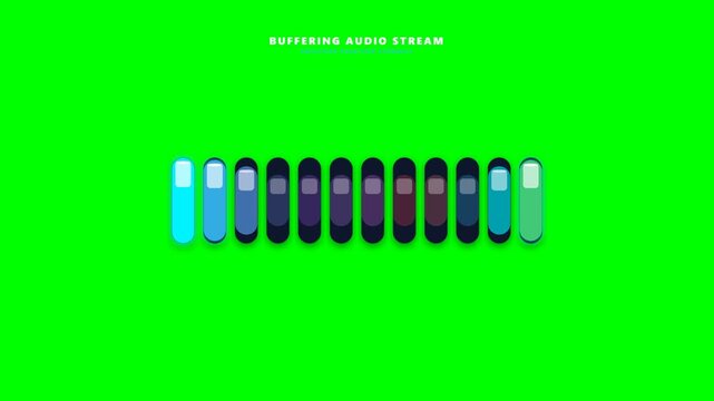 Collection of colorful vape pens arranged in a row on a green screen background.