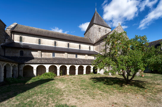Prieur&eacute; of Notre-Dame de Locmaria church, Quimper, Brittany, France.