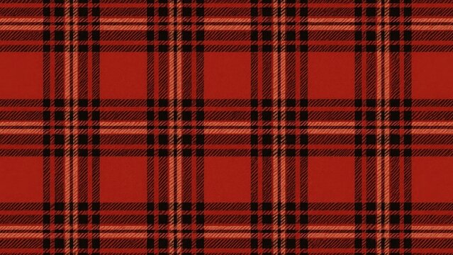 Classic red plaid pattern