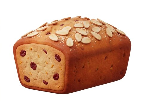 Mouthwatering cranberry orange bread topped with almonds perfect for autumn gatherings