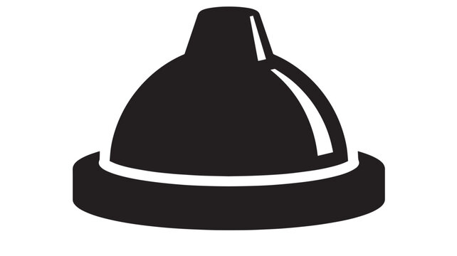 Condom vector icon rendered in a minimal black style isolated on a solid background.