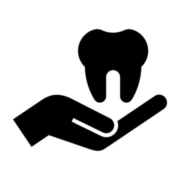 Dental services icon. Dentistry symbol. Dental care and stomatology protection sign.