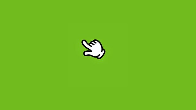 Hand cursor animation. Hand Drawn Cursors, Arrows, Symbols and Doodle Effects Icon Set