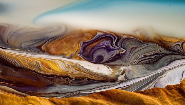 Combed Marbled Paper