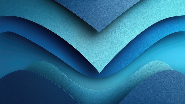 abstract layered blue background, smooth gradients and depth 