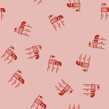 material recovery facility mrf glyph vector seamless pattern. material recovery facility mrf thin illustration