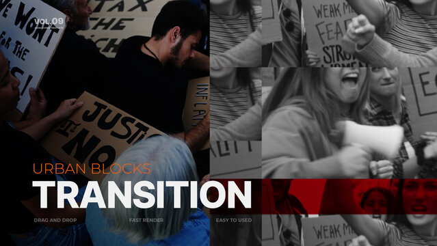 Urban Blocks Transition / 4k Resolution / Horizontal / Part 09