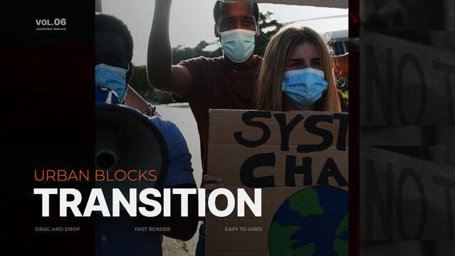 Urban Blocks Transition / 4k Resolution / Horizontal / Part 06