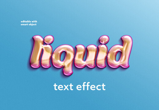 Liquid Text Effect