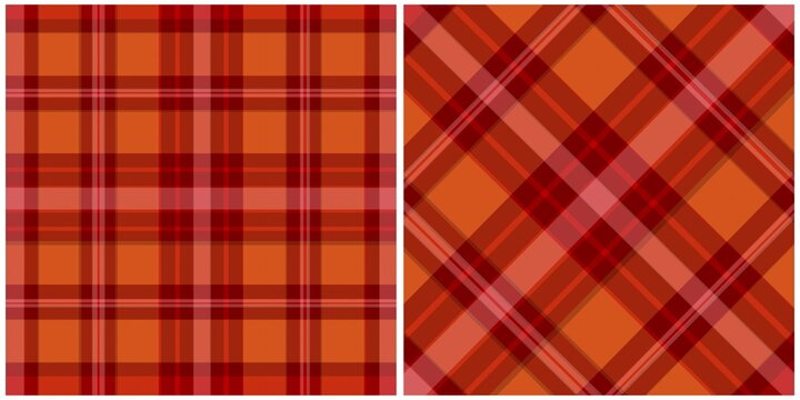 Red and Orange Plaid Textile Background,tartan plaid pattern