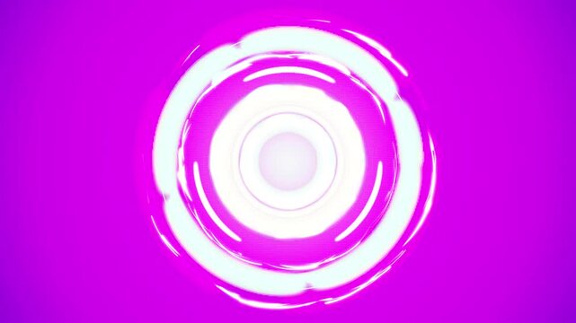 Abstract Quantum Resonance Background Featuring Digital Grid Lines In Deep Purple Tones