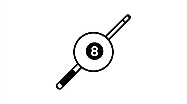 magnifying glass on the white background