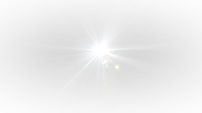 Radiant light png vector with glowing sparkle beam, festive star flare, bright magic effect, transparent background and abstract celebration style.
