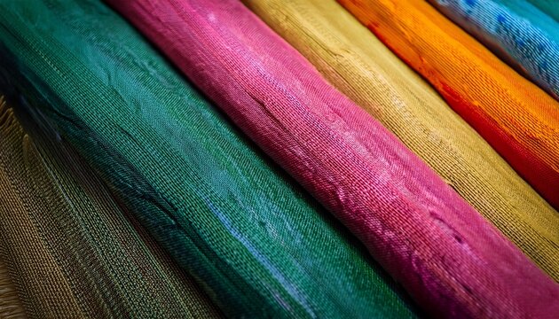 Colourful Fabric Texture For Raw Mate To Make Fashion Dress