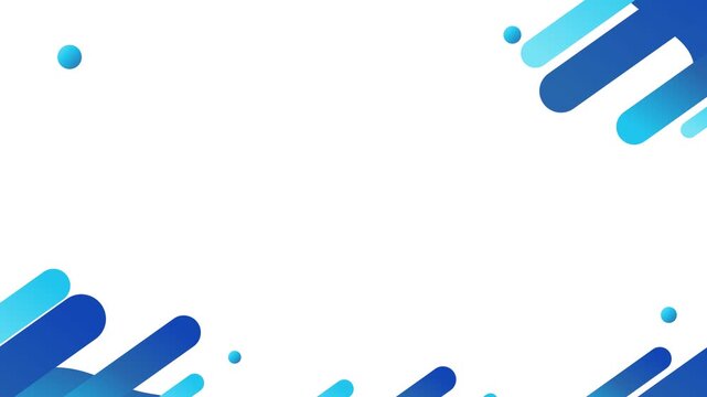 diagonal rounded stripes in various shades of blue and cyan on a white , creating a clean geometric pattern. for background presentations or etc