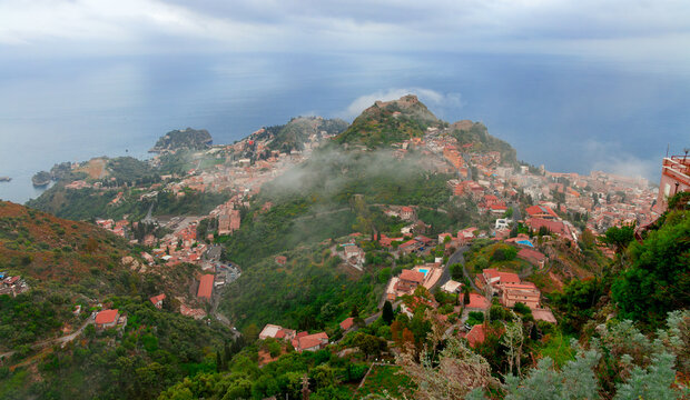 high epic dramatic mountain hill with resort village travel Earth vacation destination site