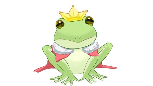 funny frog cartoon