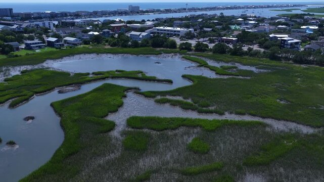Wrightsville Beach, NC coastal living in beach front and marsh front homes and real estate for summer vacation destination
