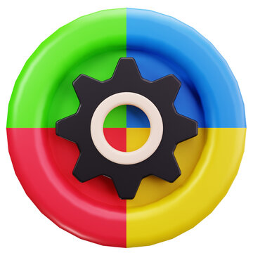 Agile Lifecycle Circle 3D Illustrations
