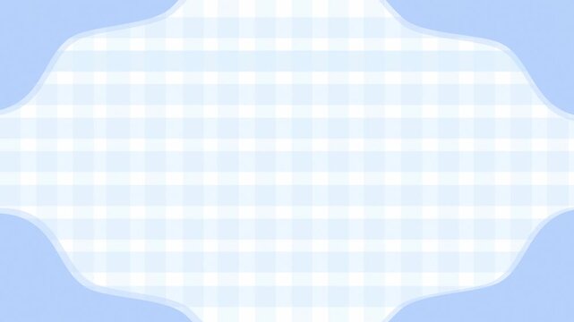 Abstract Blue Shape Decoration On Cute Pastel Blue Plaid Checkers Wallpaper Cute Video Background