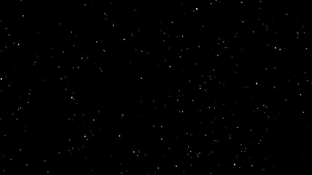 Realistic Dust tiny Particle Overlay with Subtle Light Effect on Black Background 4K Loop