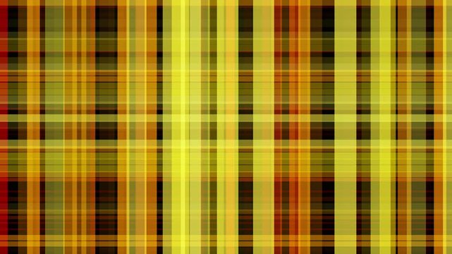 Abstract Yellow Plaid Pattern Moving Geometric Background Animation