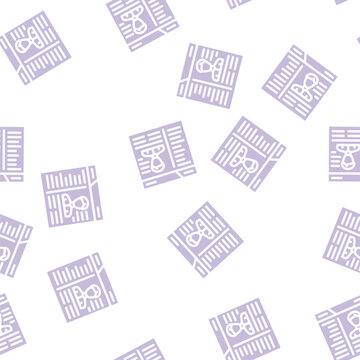 cms with data kyc glyph vector seamless pattern. cms with data kyc signthin illustration