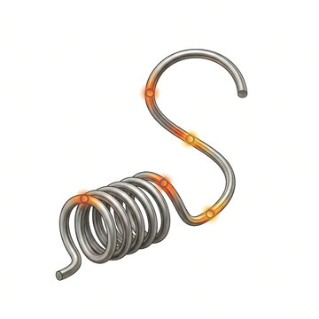 Smart Shape Memory Alloy Material Science Concept