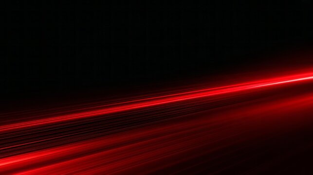 Red fast motion speed lines background, dynamic red light streaks and abstract racing motion effect for futuristic technology, energy, sports, gaming, transportation and modern digital design