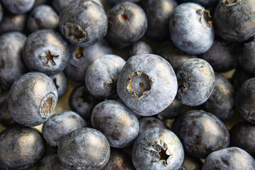 Fresh ripe blueberries close-up, berry texture Macro photo © Наталья Бабак
