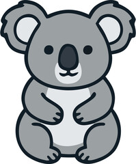 Obraz premium Koala Wildlife Illustration for Australian Nature and Conservation