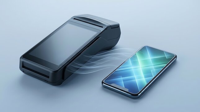 Contactless mobile payment transaction via smartphone