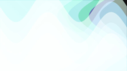 Obraz premium Abstract blue and green fluid waves background with soft glowing light